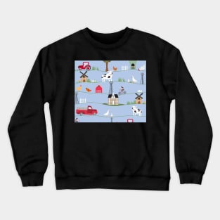 cows patterns Crewneck Sweatshirt